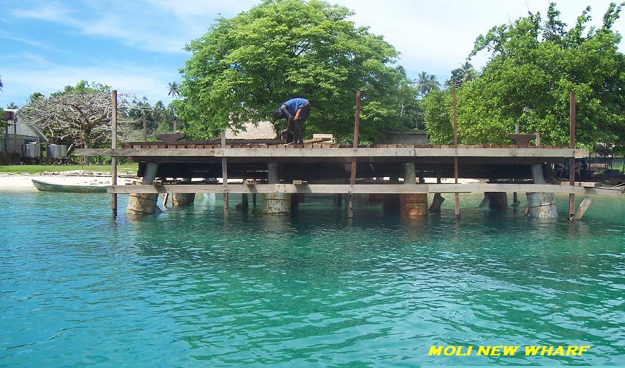 New wharf takes shape